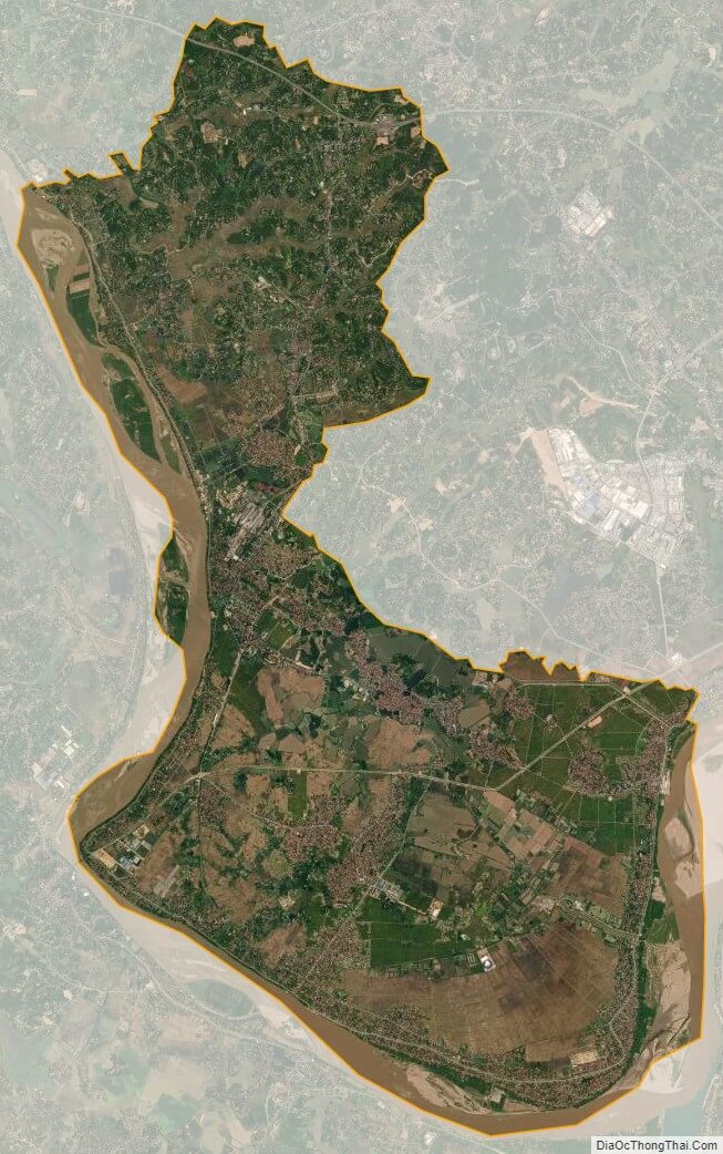 Lam Thao satellite map