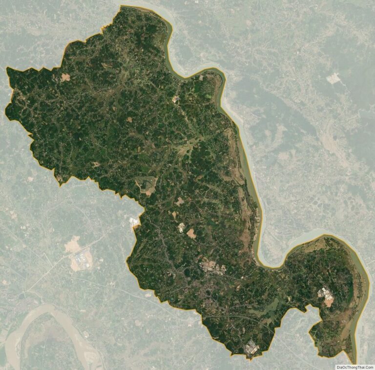 Bản đồ vệ tinh huyện Phù Ninh