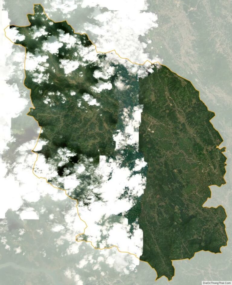 Bản đồ vệ tinh huyện Tân Sơn