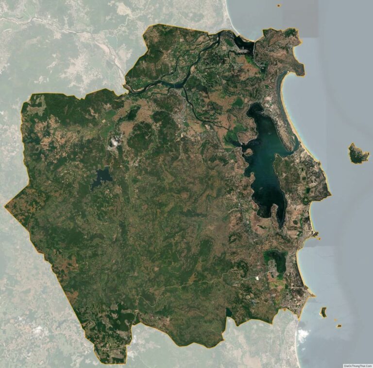 Tuy An satellite map