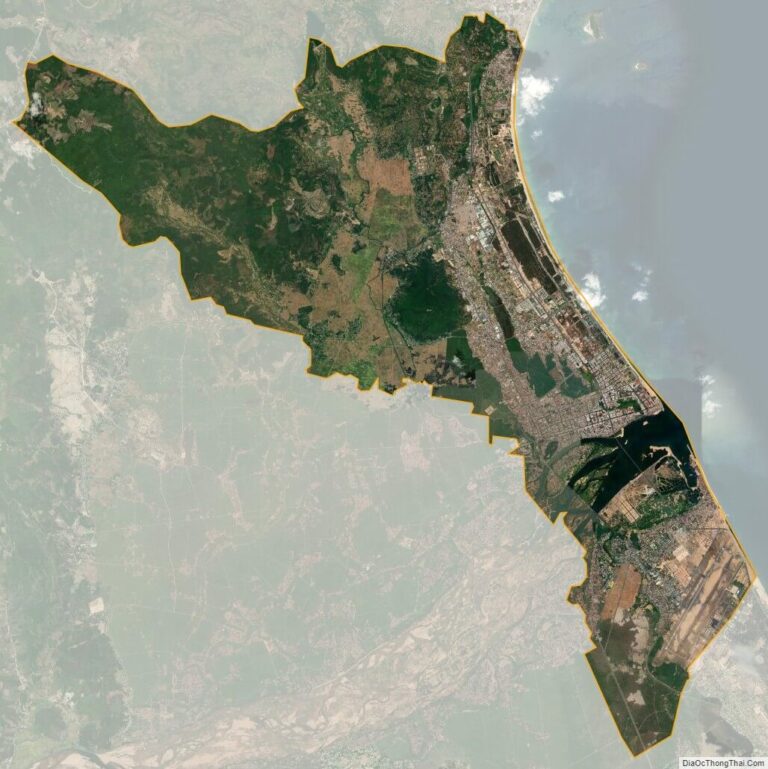 Bản đồ vệ tinh thành phố Tuy Hoà
