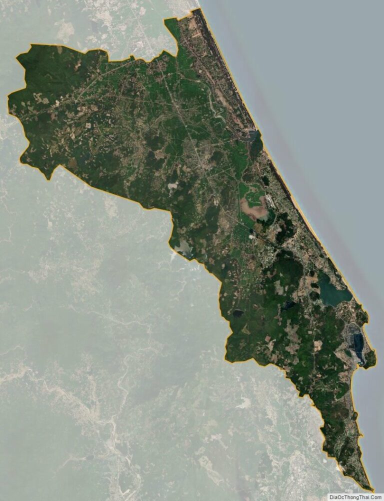 Duc Pho satellite map