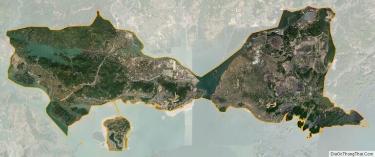 Ha Long satellite map
