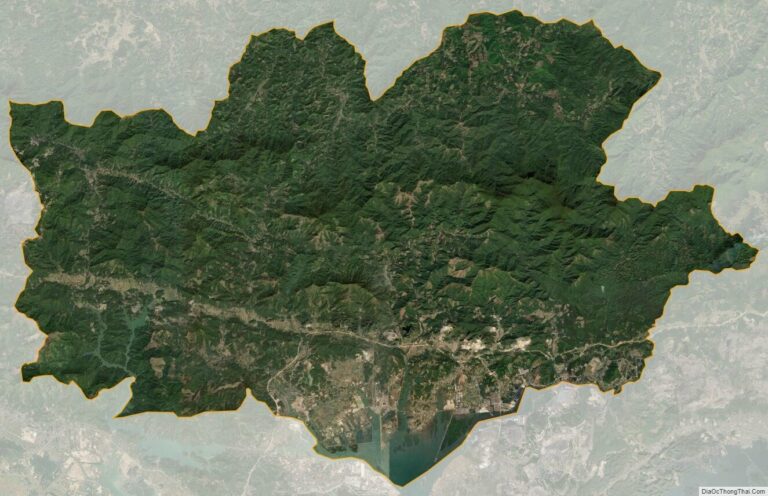 Bản đồ vệ tinh huyện Hoành Bồ