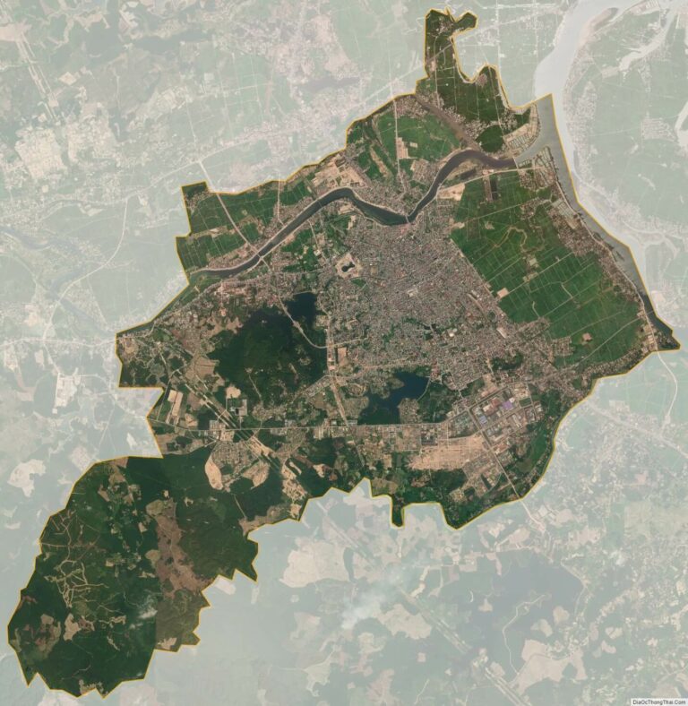 Dong Ha satellite map