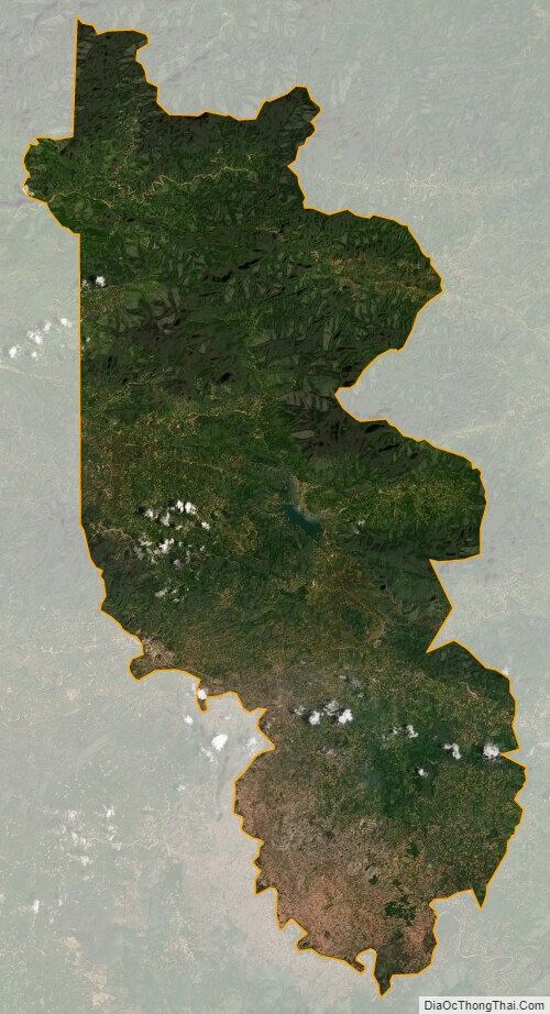 Huong Hoa satellite map