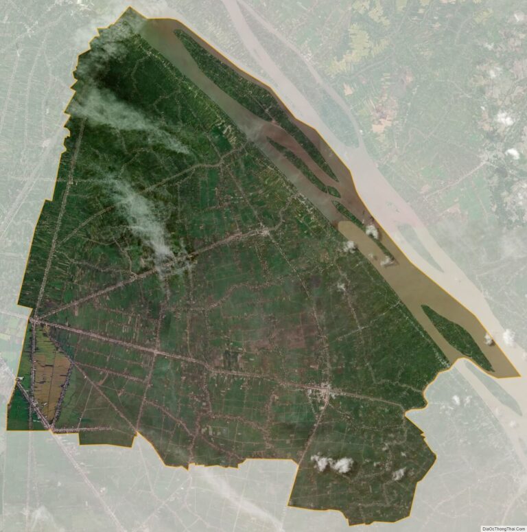 Bản đồ vệ tinh huyện Kế Sách