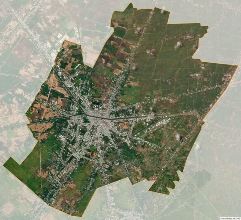 Bản đồ vệ tinh thành phố Sóc Trăng