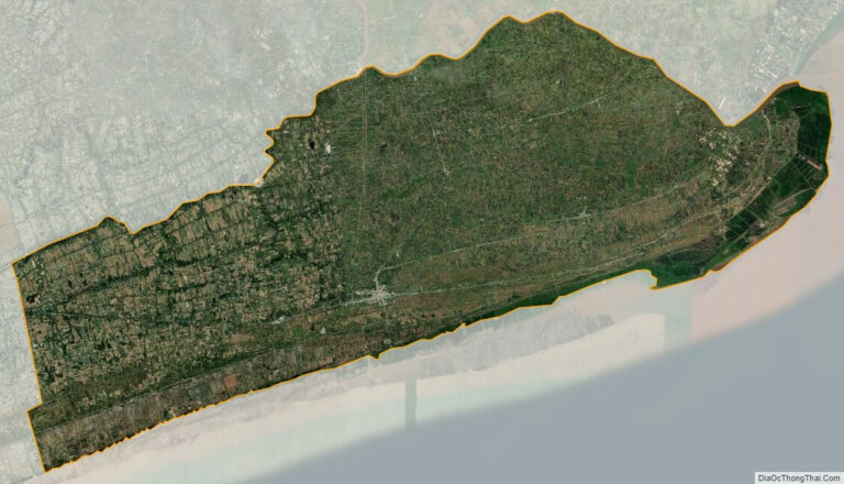 Bản đồ vệ tinh thị xã Vĩnh Châu