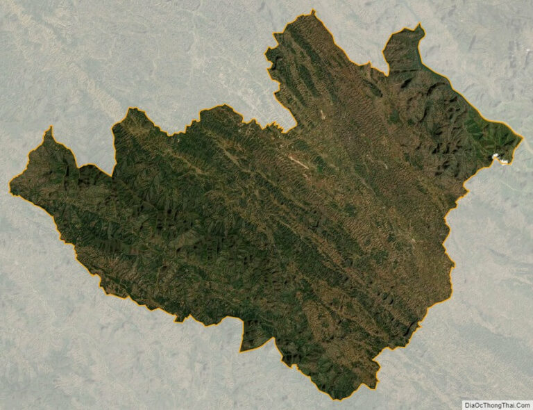 Bản đồ vệ tinh huyện Mai Sơn