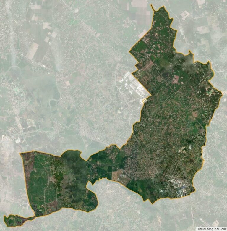 Trang Bang satellite map