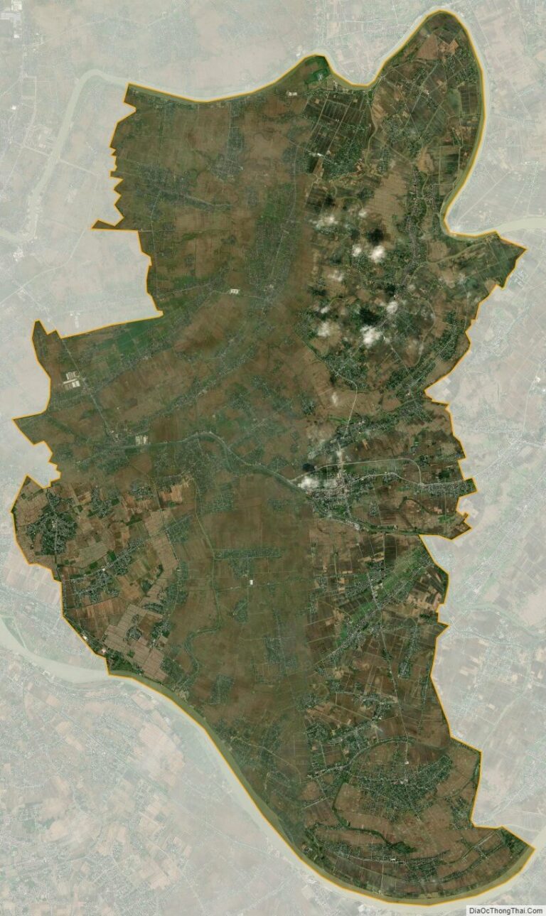 Kien Xuong satellite map