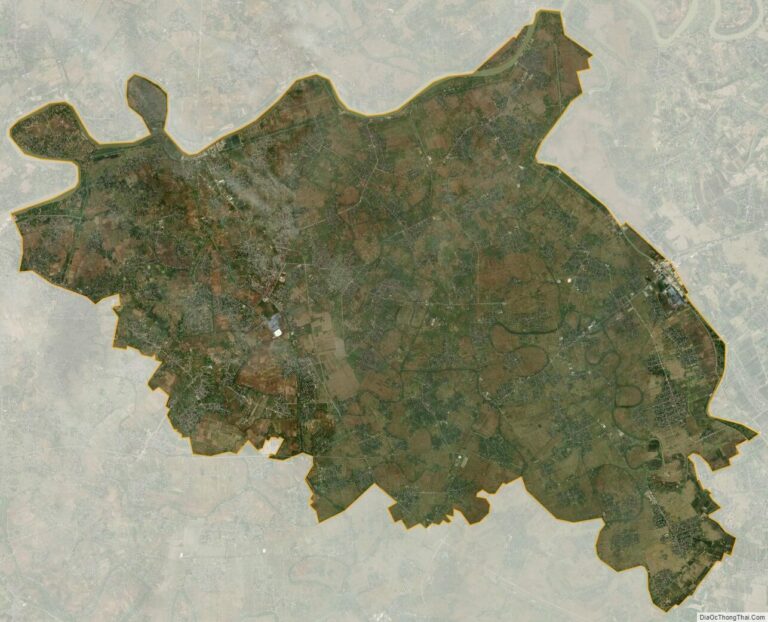 Bản đồ vệ tinh huyện Quỳnh Phụ
