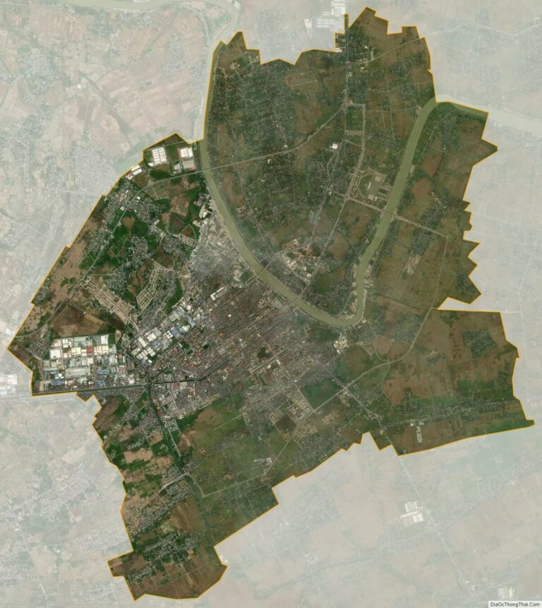 Bản đồ vệ tinh thành phố Thái Bình