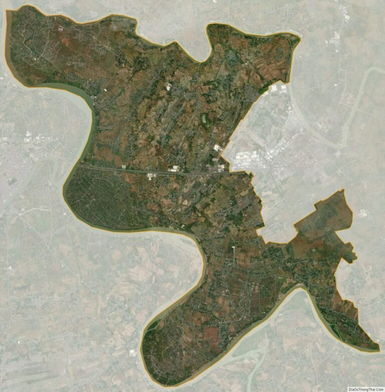 Bản đồ vệ tinh huyện Vũ Thư