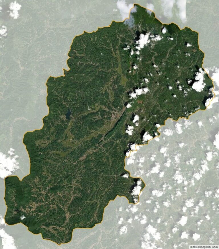 Bản đồ vệ tinh huyện Định Hóa