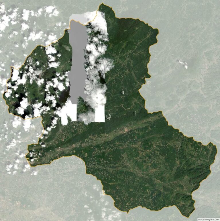 Bản đồ vệ tinh huyện Võ Nhai