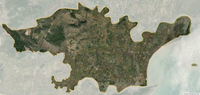 Bản đồ vệ tinh huyện Hậu Lộc