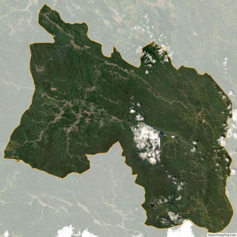 Bản đồ vệ tinh huyện Lang Chánh