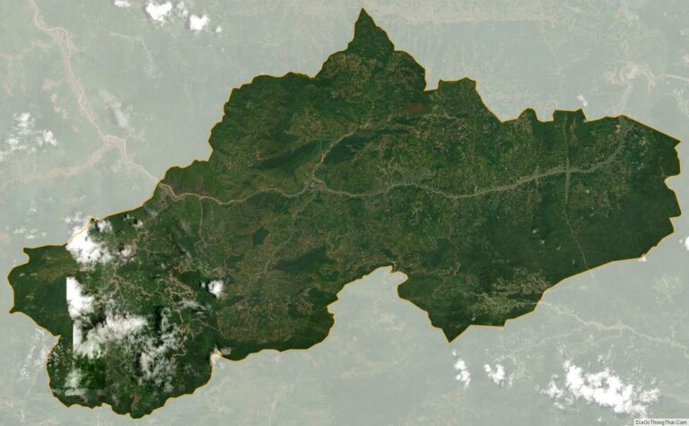Bản đồ vệ tinh huyện Mường Lát