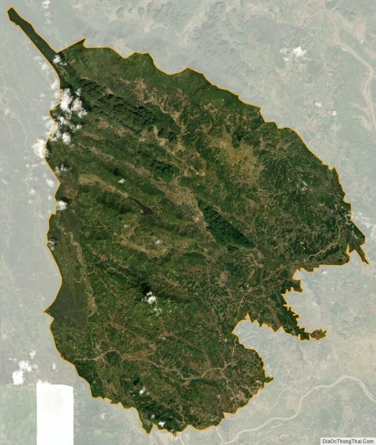 Bản đồ vệ tinh huyện Ngọc Lặc