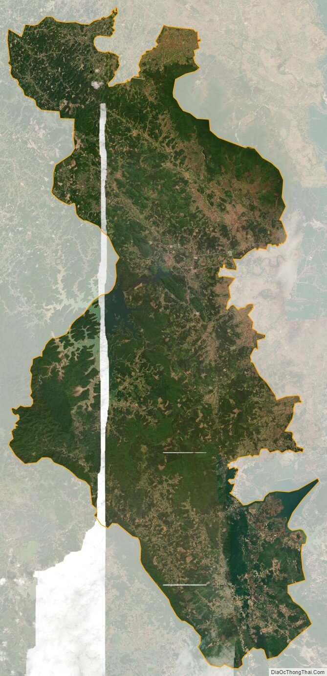 Bản đồ vệ tinh huyện Như Thanh