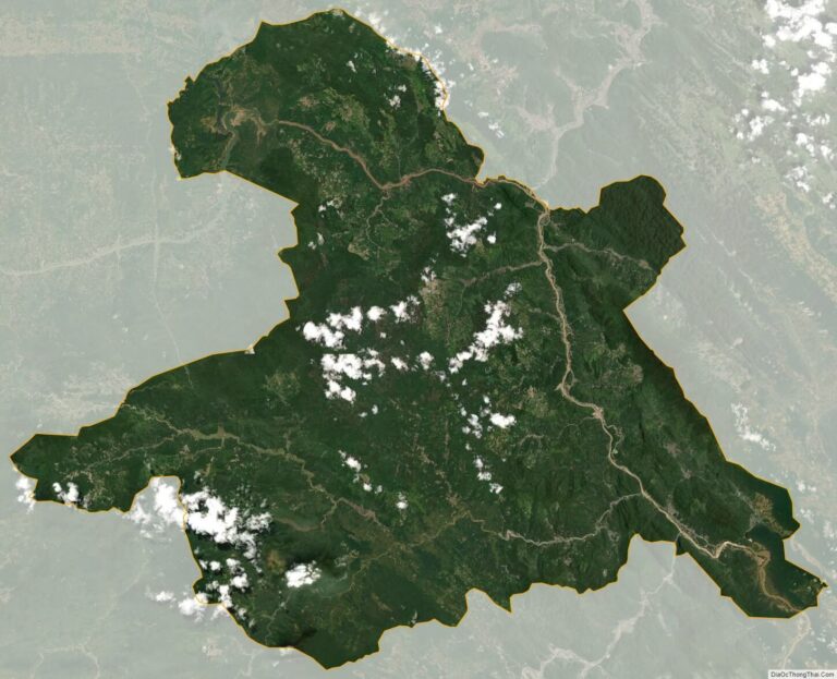 Bản đồ vệ tinh huyện Quan Hóa
