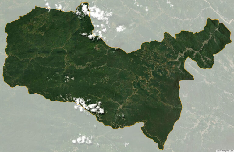 Bản đồ vệ tinh huyện Quan Sơn