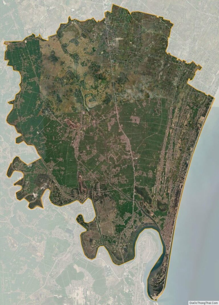 Quang Xuong satellite map