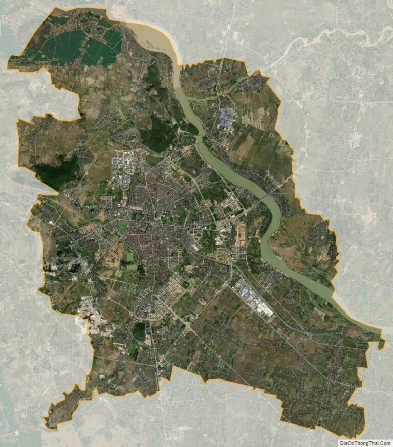 Bản đồ vệ tinh thành phố Thanh Hóa