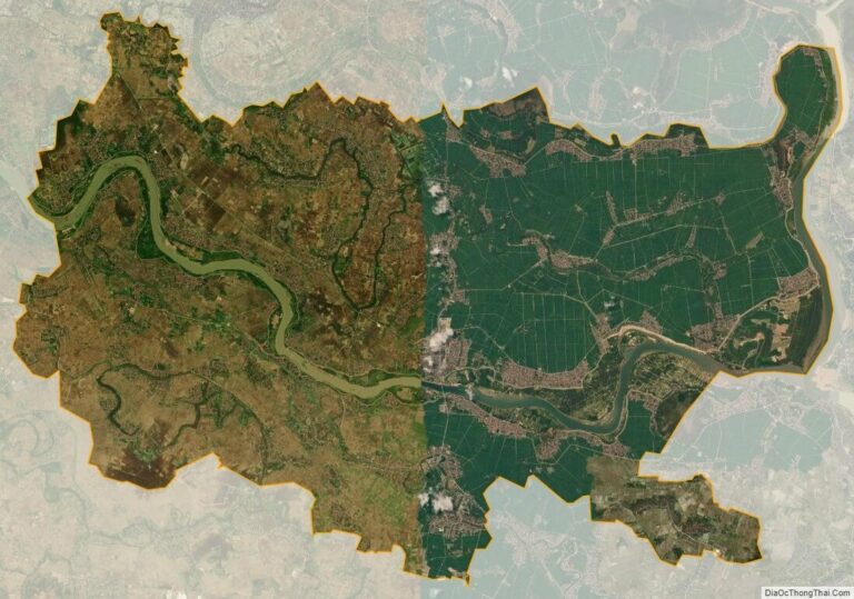 Bản đồ vệ tinh huyện Thiệu Hóa
