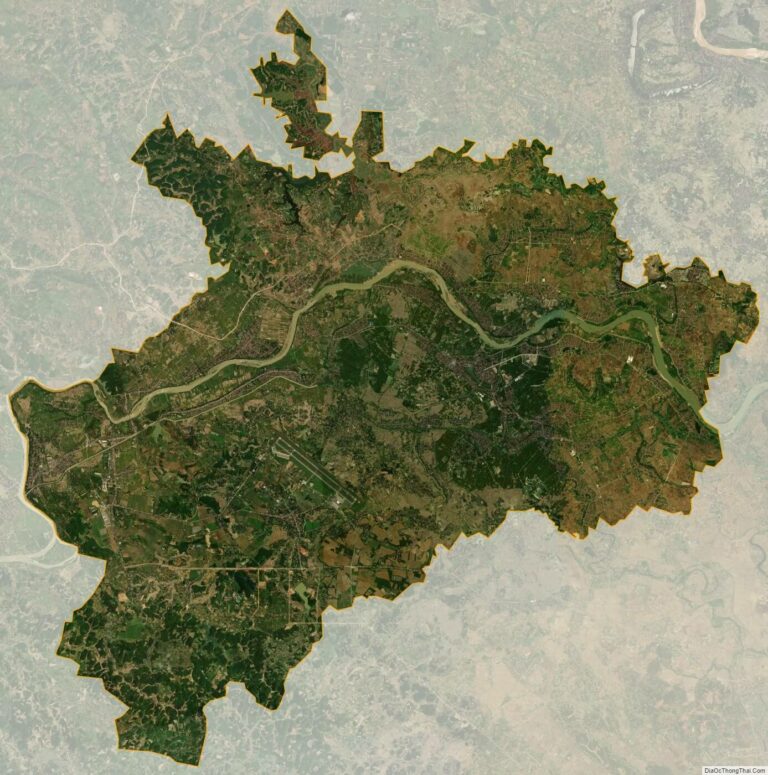 Bản đồ vệ tinh huyện Thọ Xuân