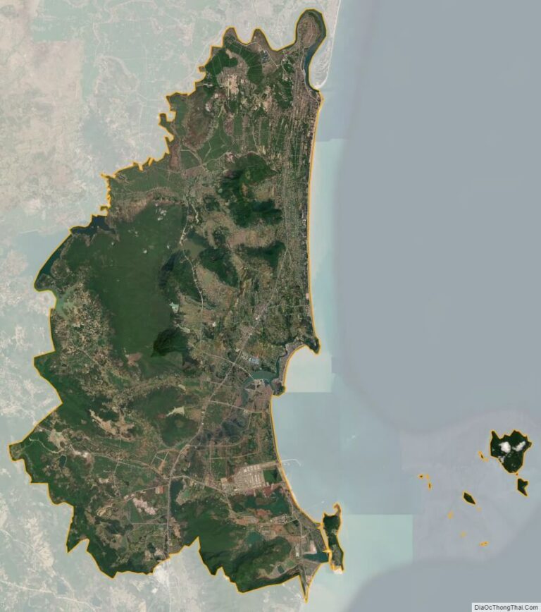Bản đồ vệ tinh huyện Tĩnh Gia