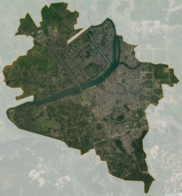 Hue satellite map