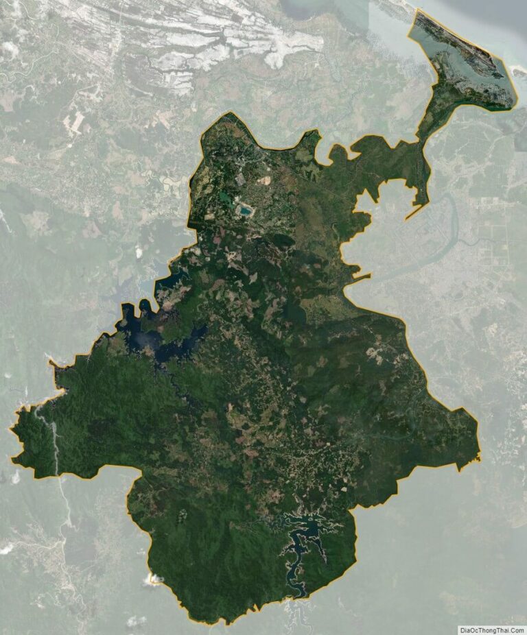 Bản đồ vệ tinh thị xã Hương Trà