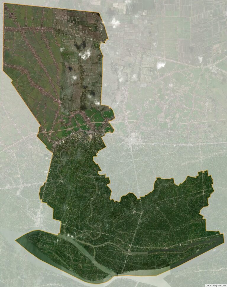 Bản đồ vệ tinh huyện Cai Lậy