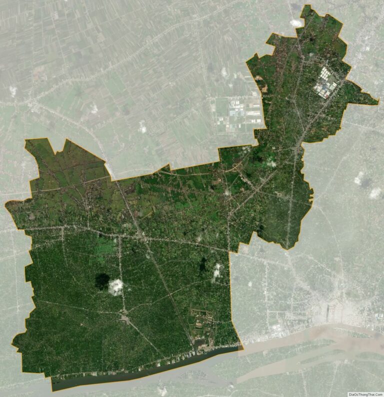 Chau Thanh satellite map