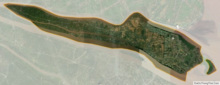 Bản đồ vệ tinh huyện Tân Phú Đông