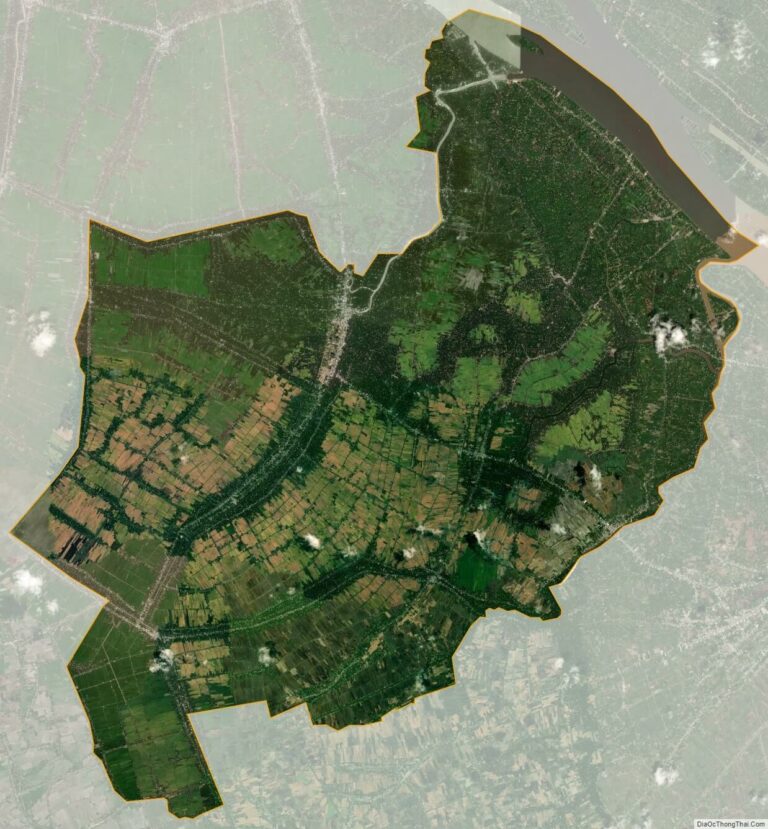 Bản đồ vệ tinh huyện Càng Long