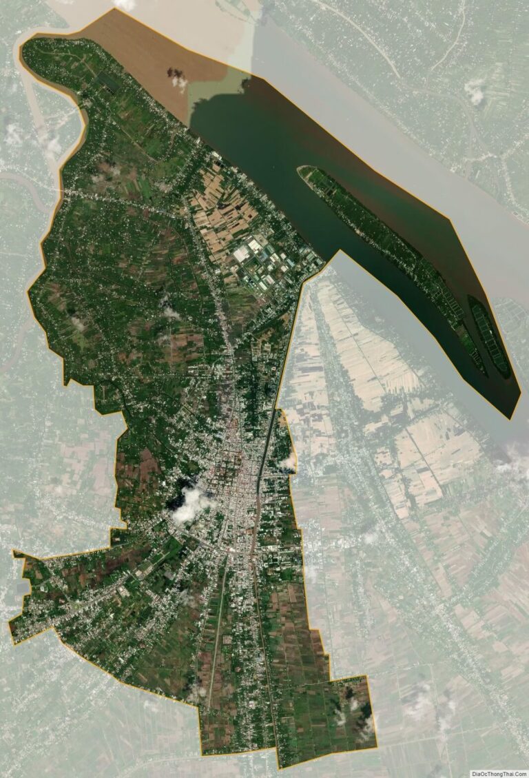 Bản đồ vệ tinh thành phố Trà Vinh
