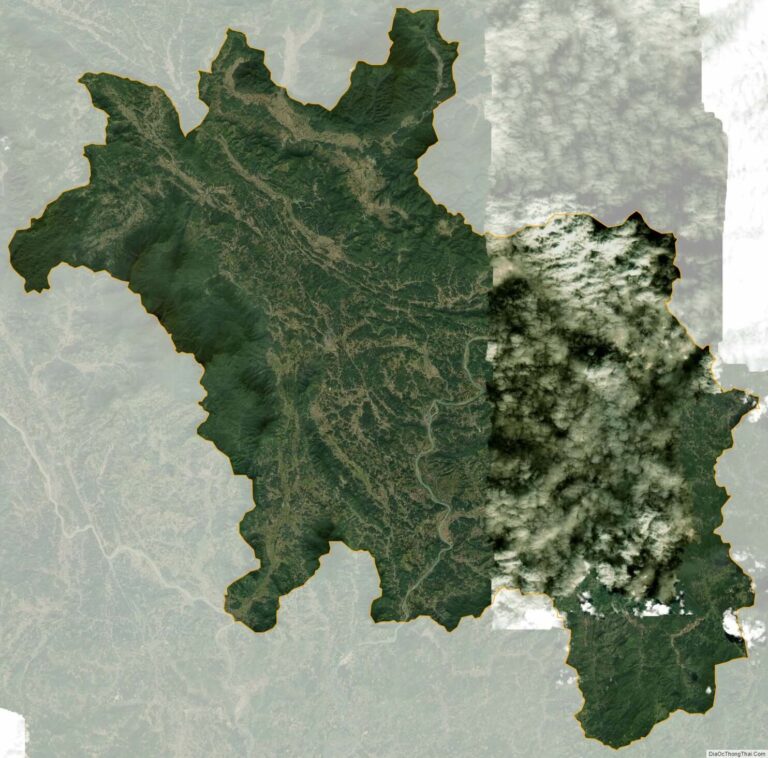 Bản đồ vệ tinh huyện Chiêm Hóa
