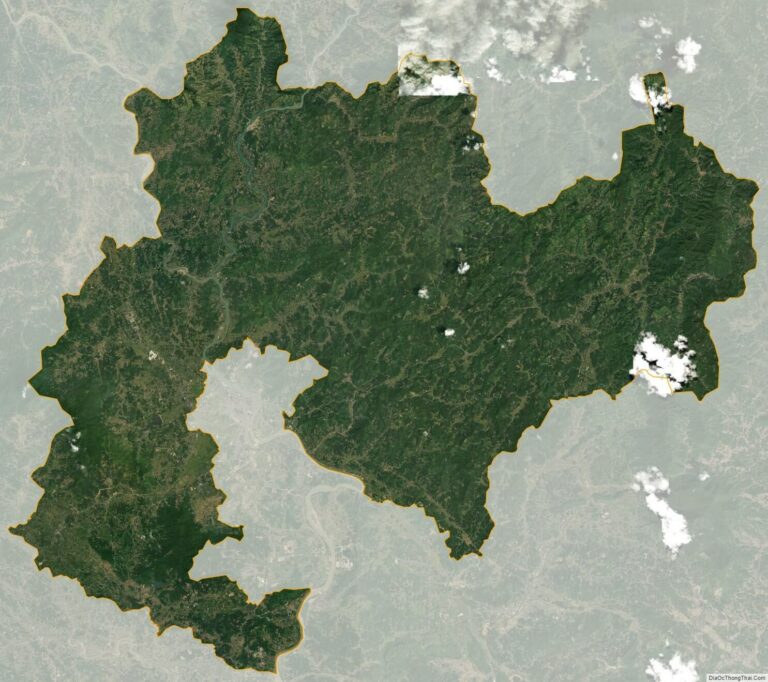 Yen Son satellite map