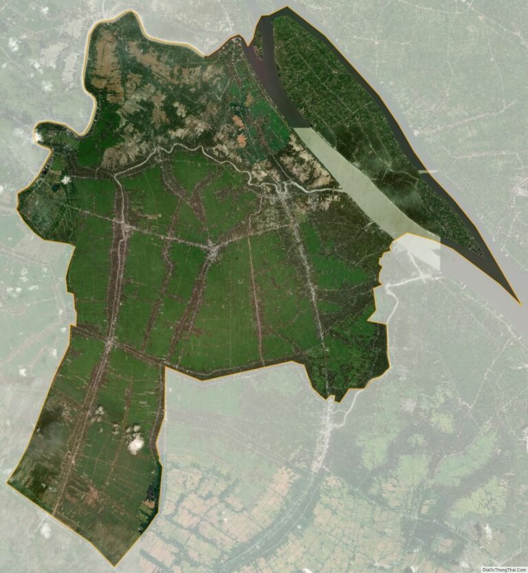 Bản đồ vệ tinh huyện Vũng Liêm