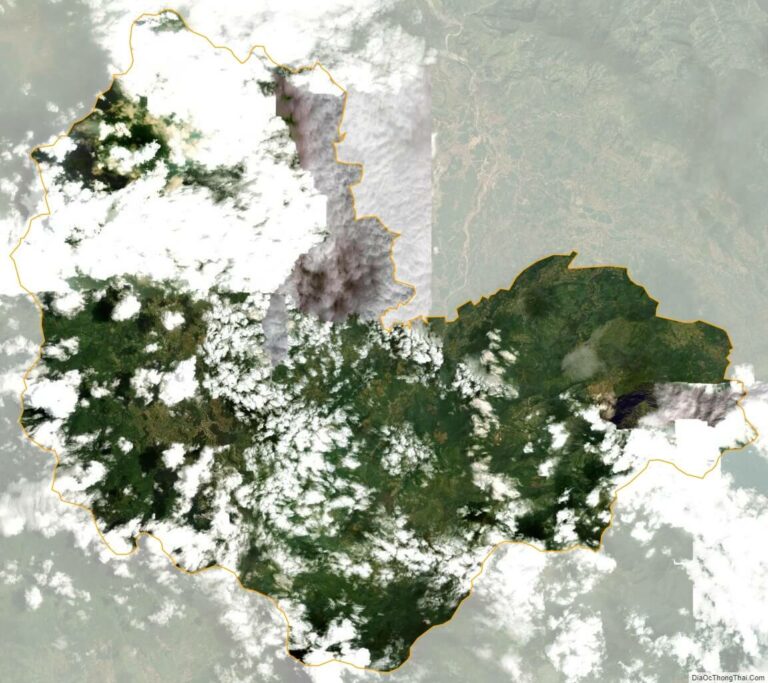 Bản đồ vệ tinh huyện Trạm Tấu