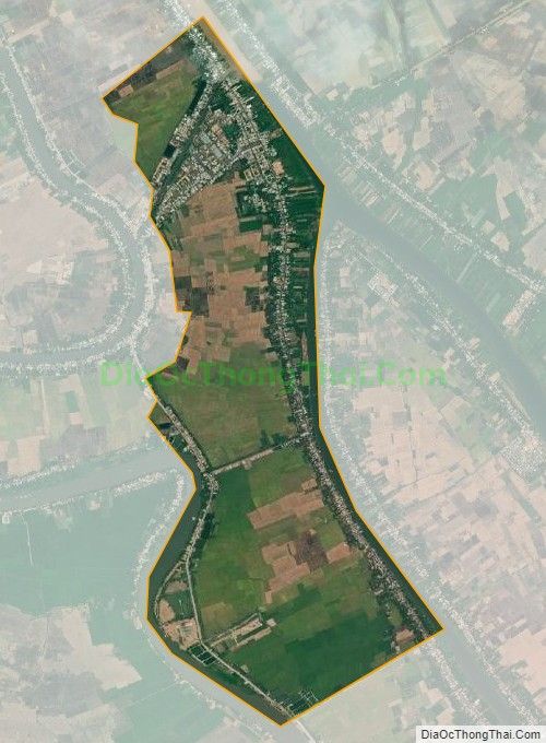 Bản đồ vệ tinh Thị trấn An Phú, huyện An Phú