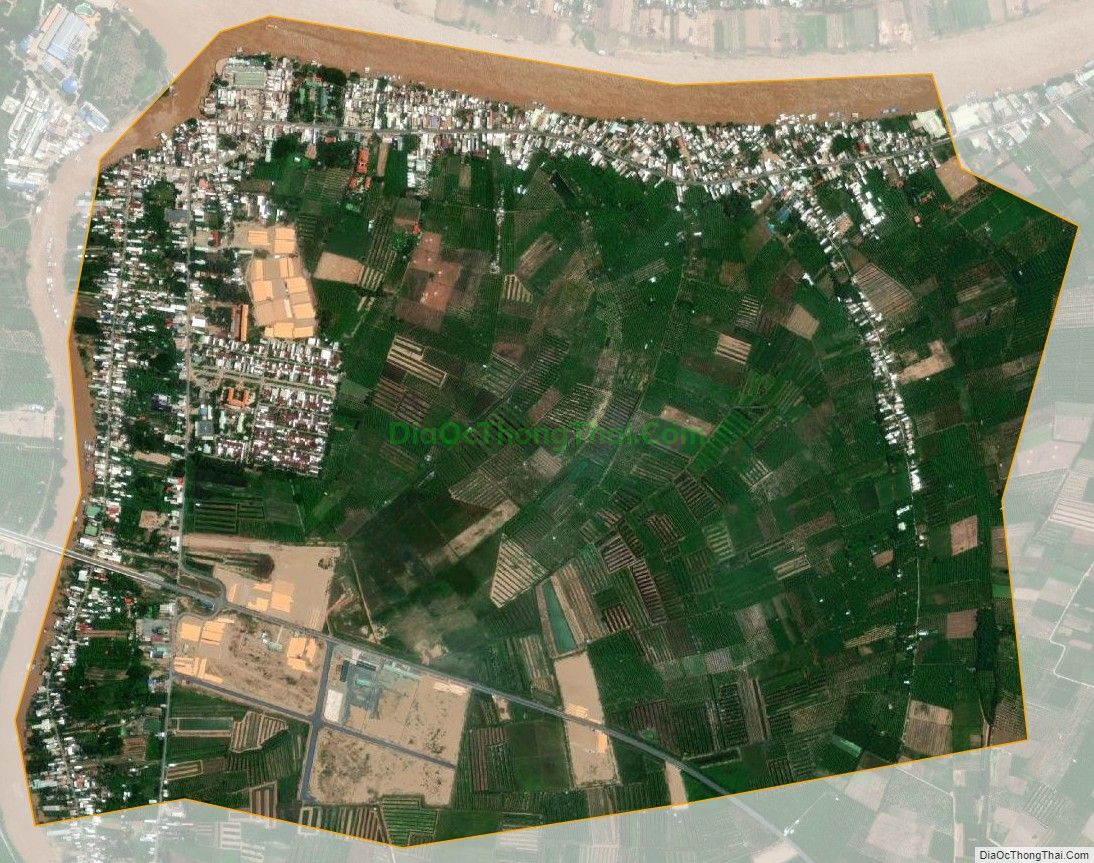 Bản đồ vệ tinh Thị trấn Long Bình, huyện An Phú