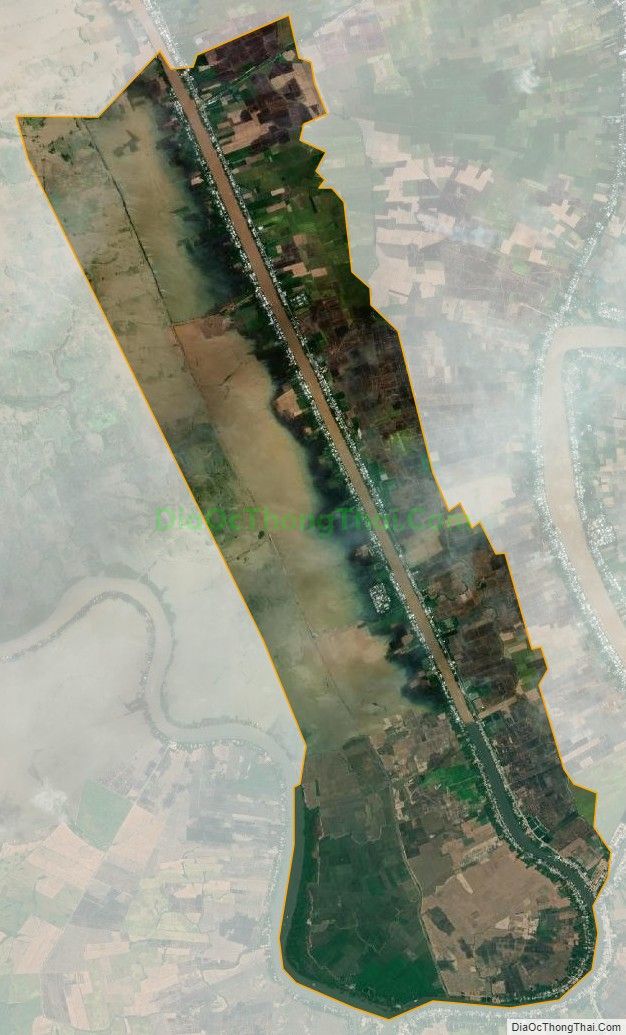Bản đồ vệ tinh xã Phú Hội, huyện An Phú