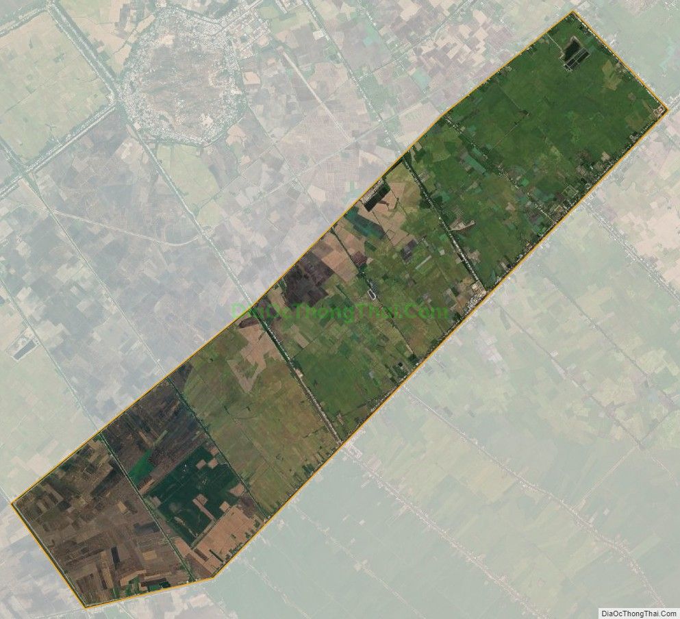 Bản đồ vệ tinh xã Vĩnh Châu, thành phố Châu Đốc