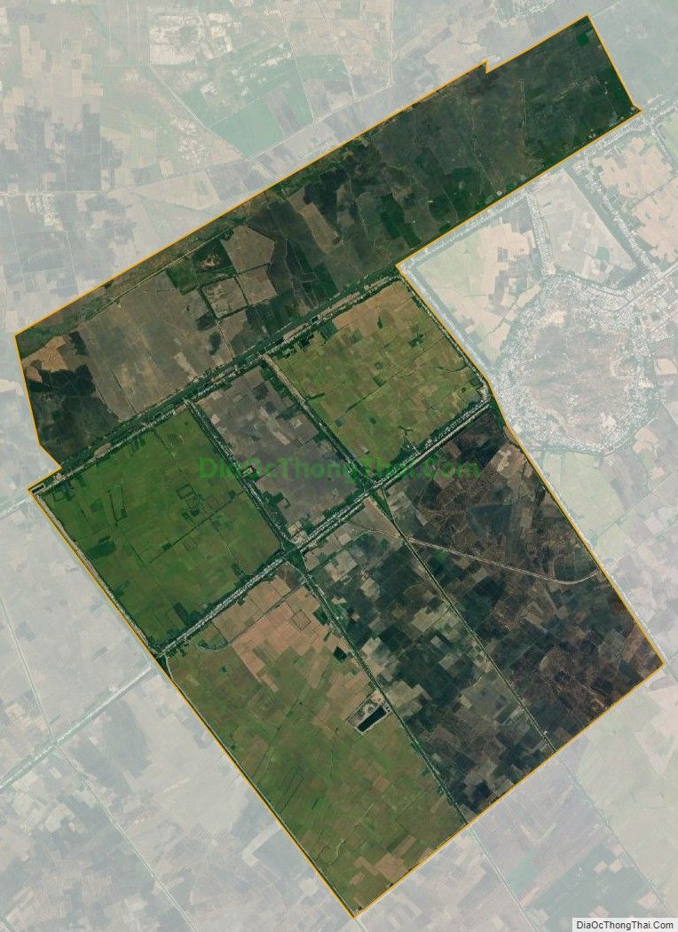 Bản đồ vệ tinh xã Vĩnh Tế, thành phố Châu Đốc