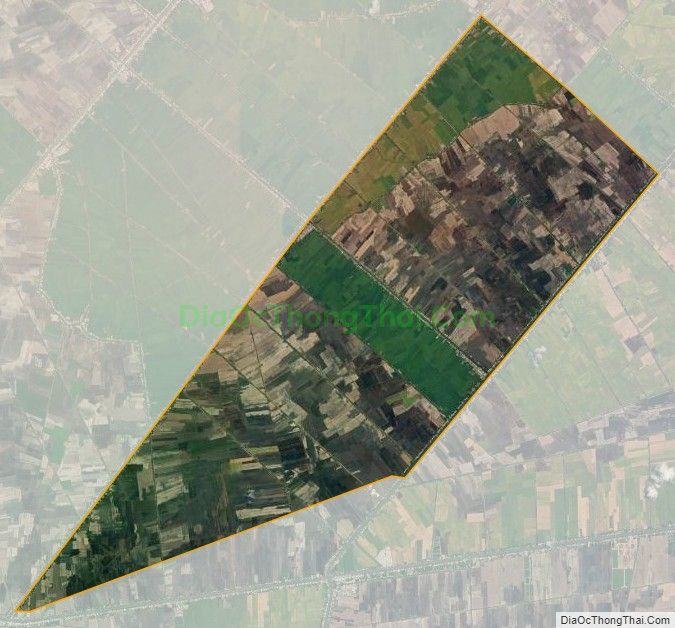 Bản đồ vệ tinh xã Bình Phú, huyện Châu Phú
